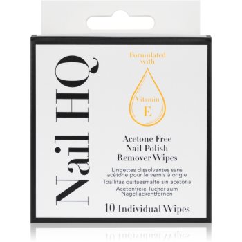 Nail HQ Acetone Free șervețele pentru înlăturarea lacului de tip gel fara acetona - imagine 2